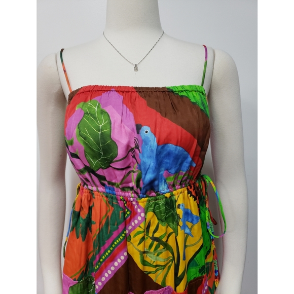 Anthropologie ×Farm Rio Palila Fringed Midi - Picture 6 of 13